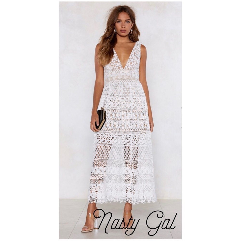 NWT Nasty Gal In Lace Of Emergency Dress